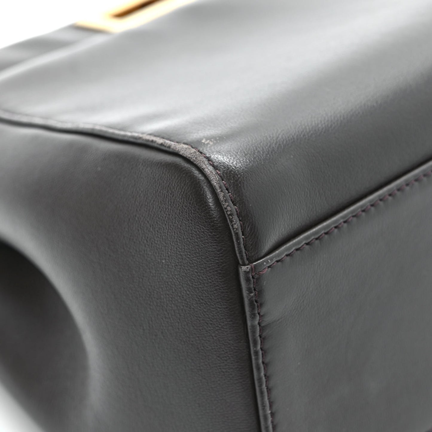 Nappa Mini Peekaboo Iconic Satchel Carbone