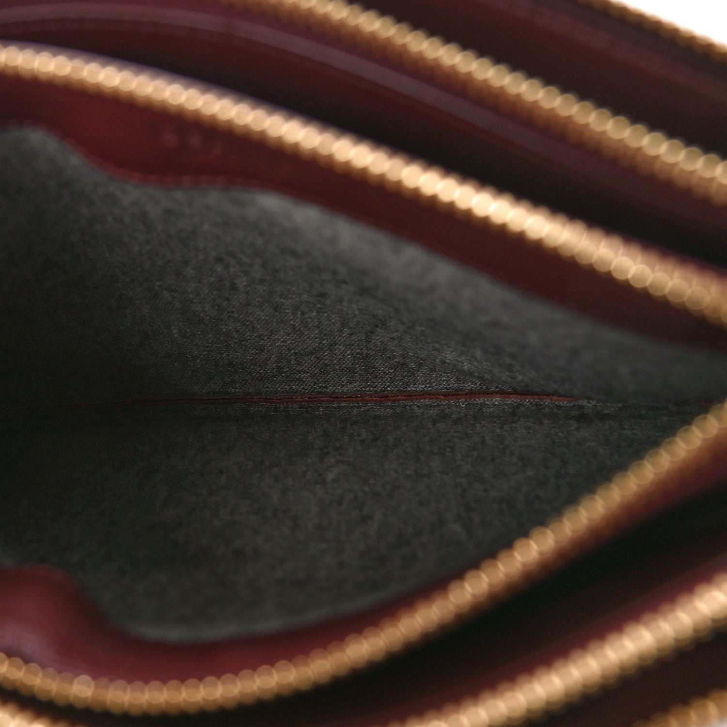 Celine Lambskin Large Trio Crossbody Bag Burgundy 6 of 11