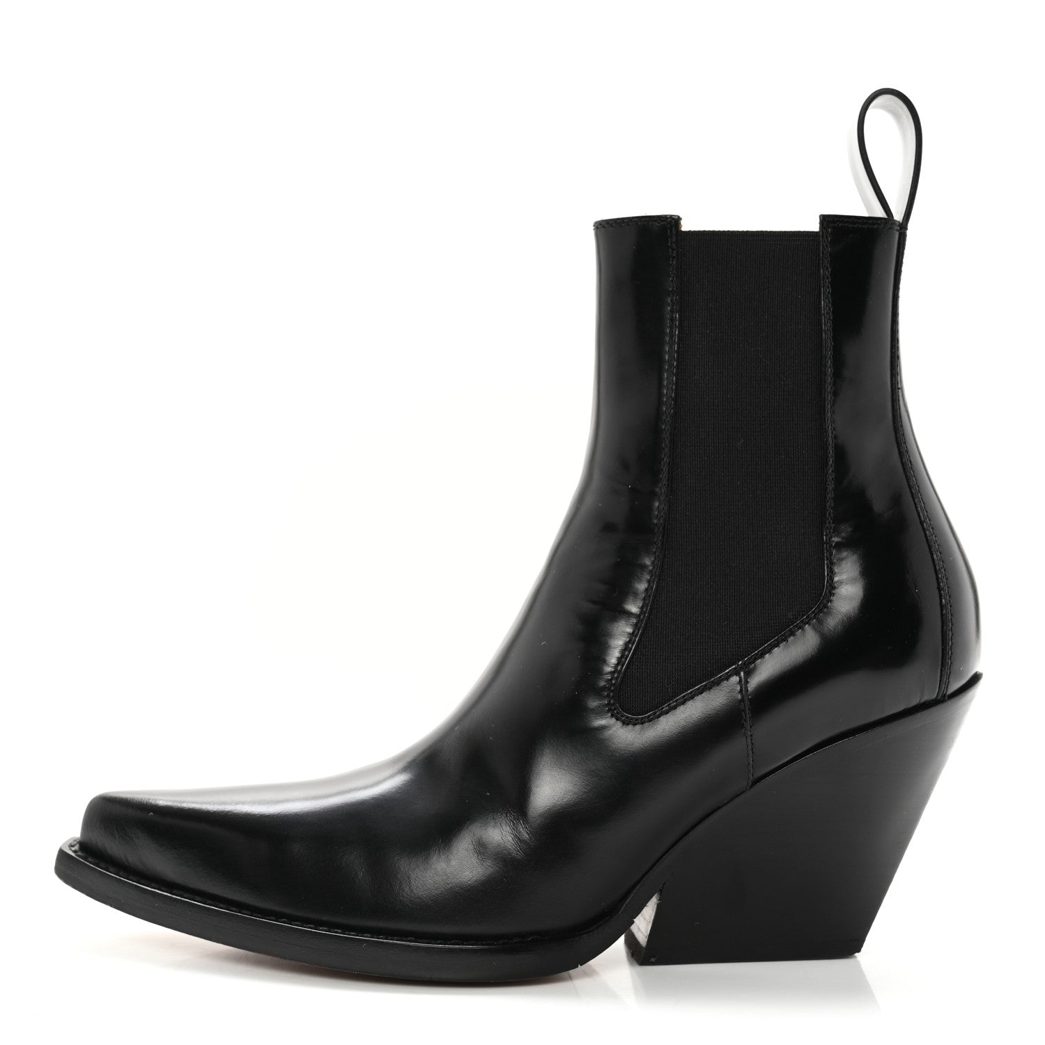 Bottega Veneta Calfskin Lean Boots 36 Black 1 of 11