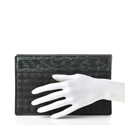 Bottega Veneta Nappa Ayers Intrecciato Clutch Black 2 of 7