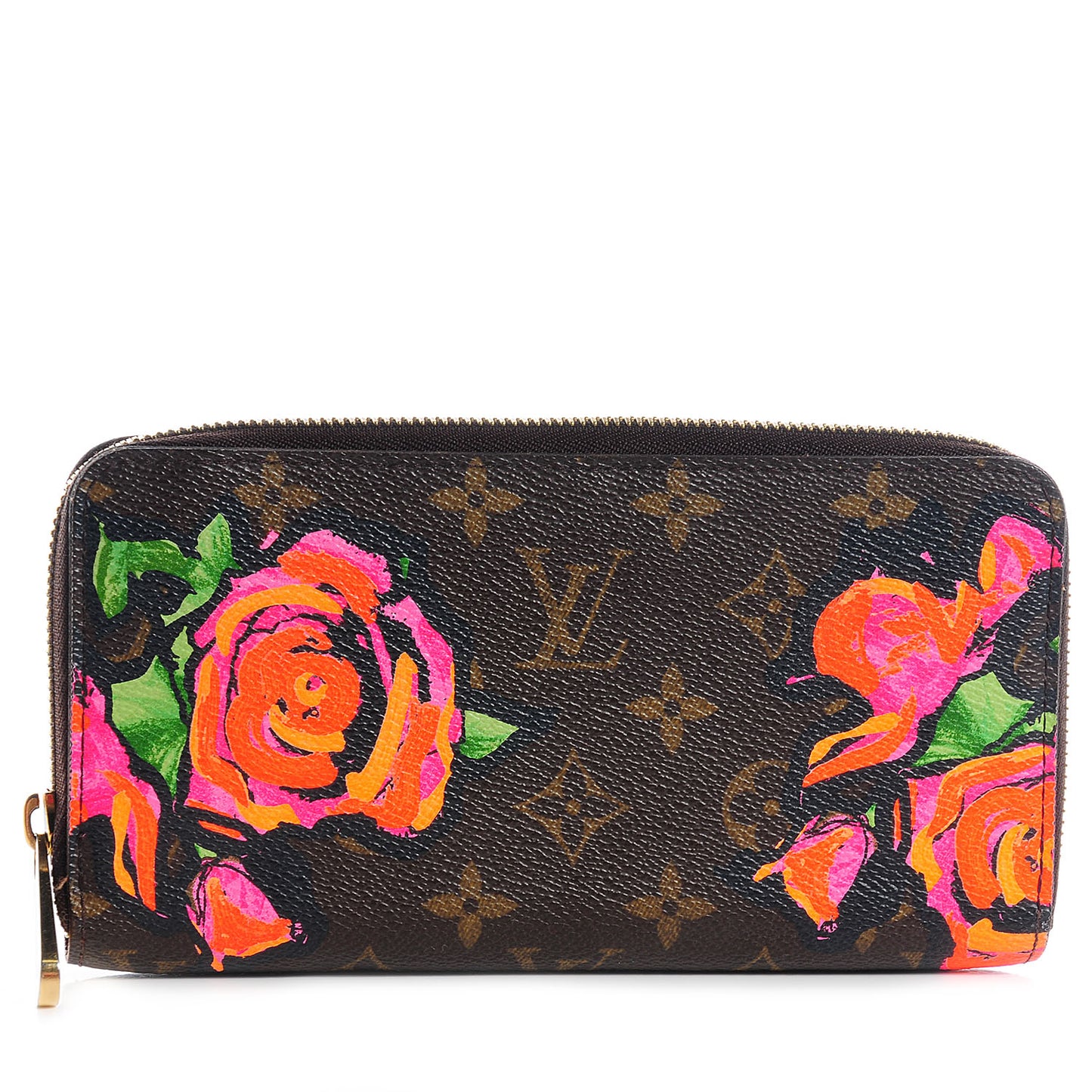 Monogram Roses Zippy Wallet