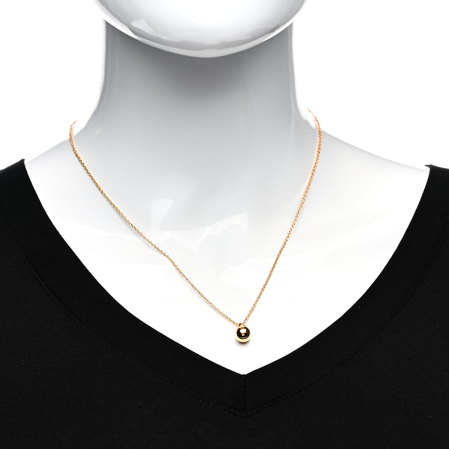 18K Yellow Gold 8mm HardWear Ball Pendant Necklace