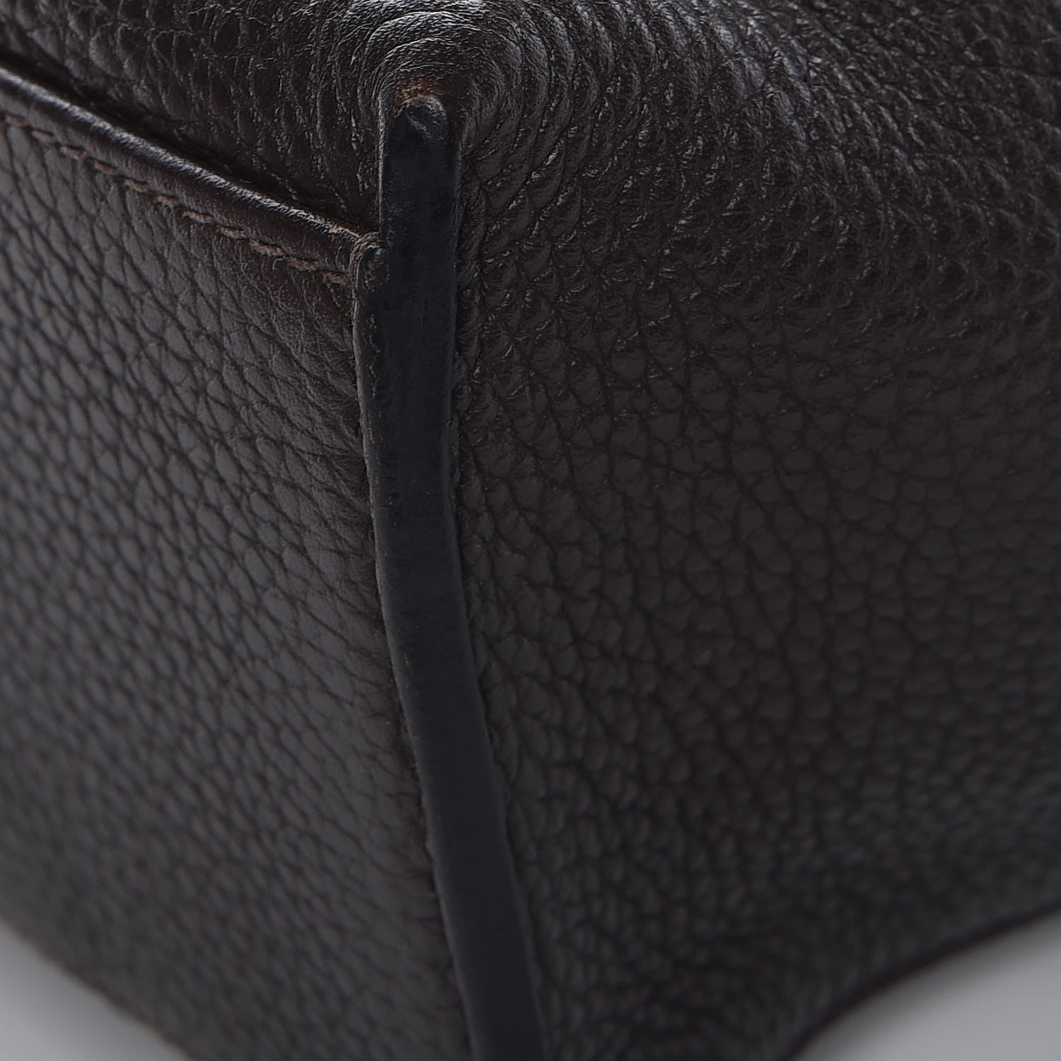 Hermes Taurillon Clemence Alfred 35 Chocolate 11 of 13