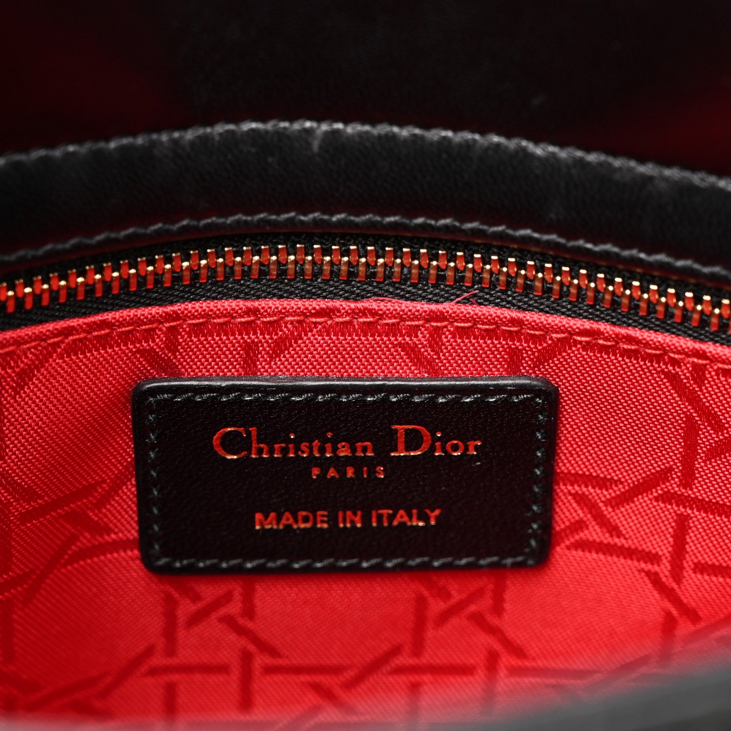 Christian Dior Lambskin Cannage Small Lucky Badges My Lady Dior Black 6 of 13