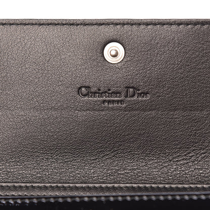 Christian Dior Patent Cannage Rendez-vous Chain Wallet Black 6 of 10