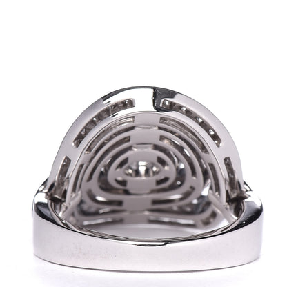 Bulgari 18K White Gold Diamond Astrale Cerchi Ring 51 5.75 4 of 6