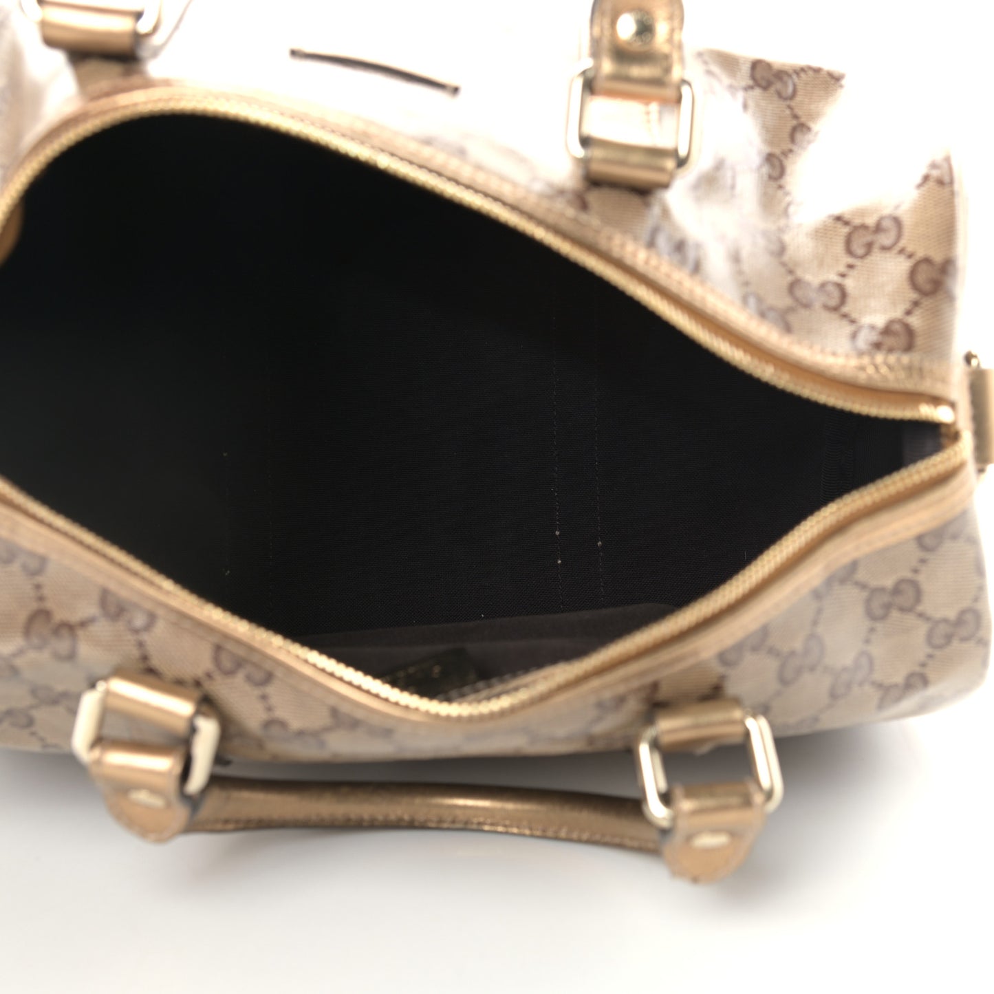 Crystal Monogram Medium Joy Boston Bronze