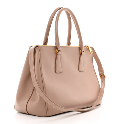 Prada Saffiano Medium Galleria Double Zip Tote Cammeo 3 of 9