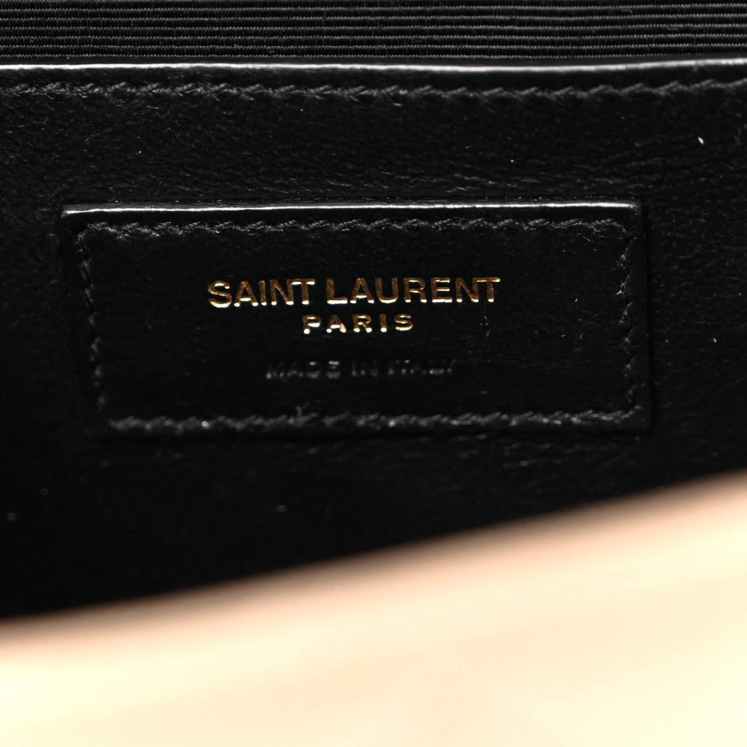 Saint Laurent Grain De Poudre Textured Mixed Matelasse Medium Triquilt Monogram Satchel Dark Beige 5 of 12