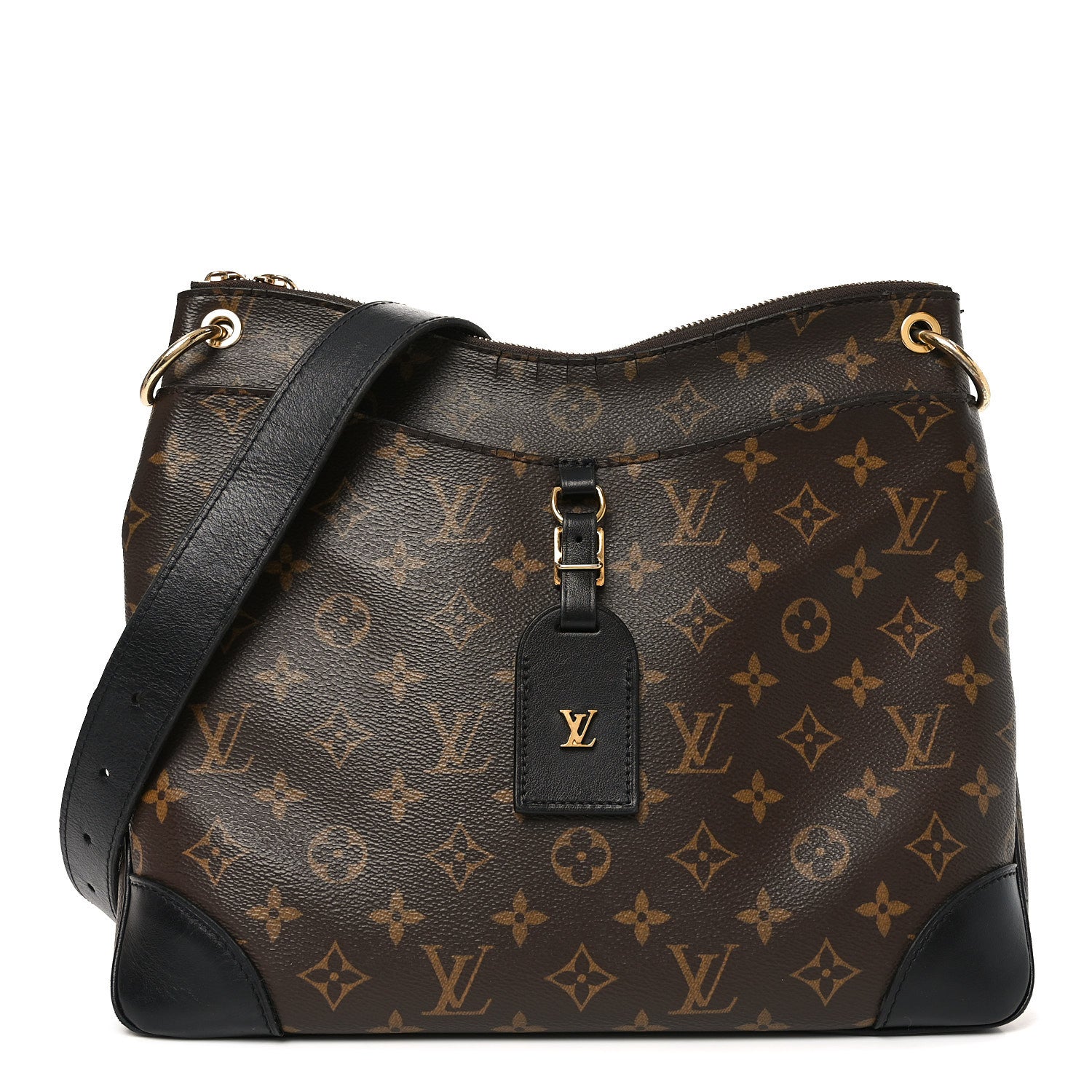 Louis Vuitton Monogram Odeon MM Black 1 of 10