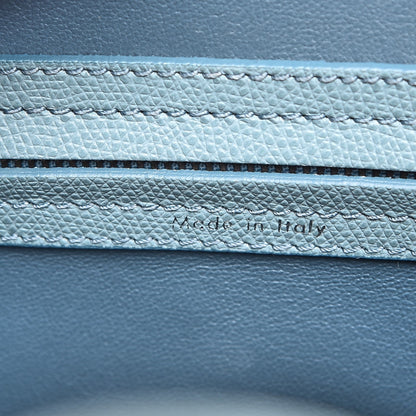 Celine Grained Calfskin Medium Phantom Luggage Sky Blue 6 of 9
