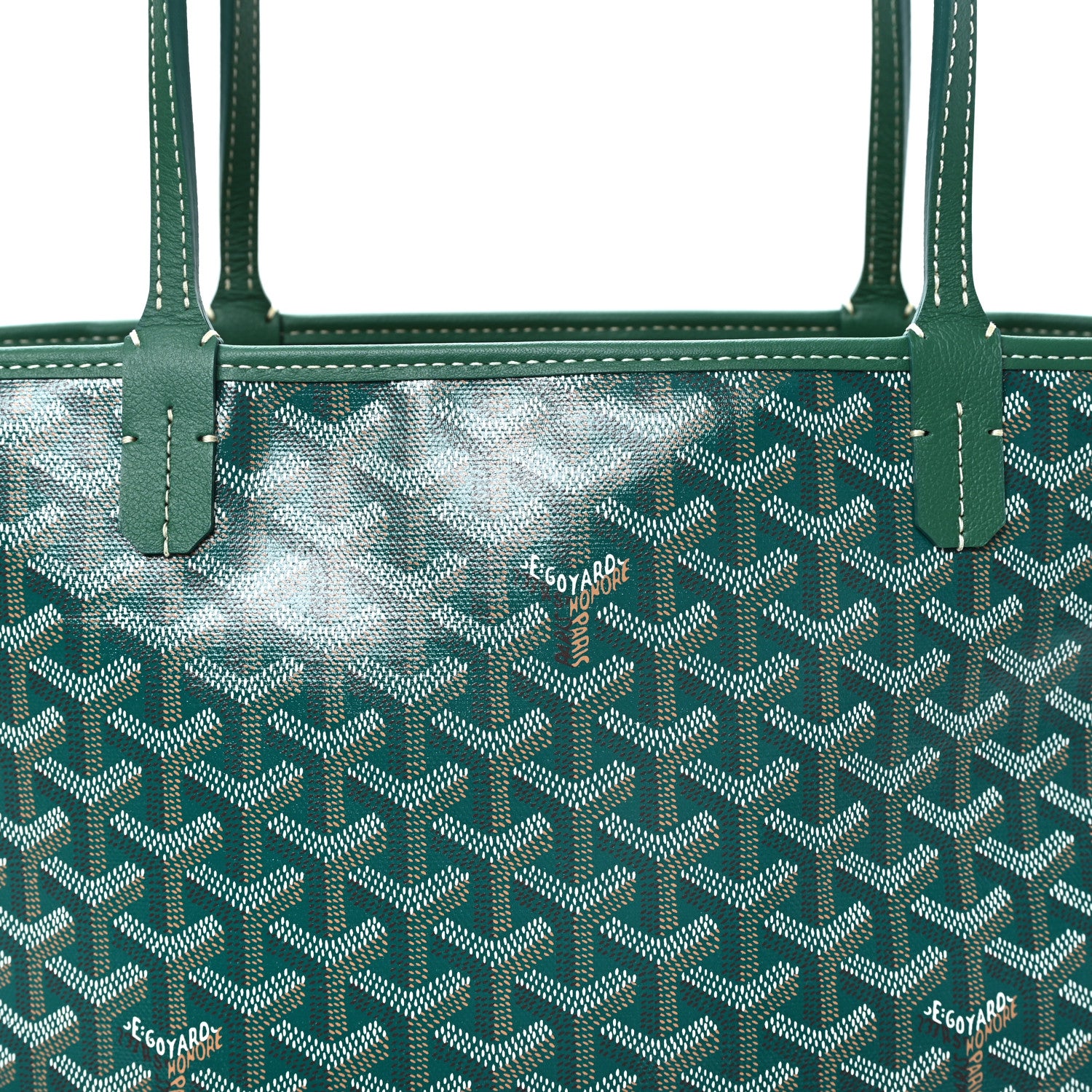 Goyard Goyardine Artois MM Green 8 of 10
