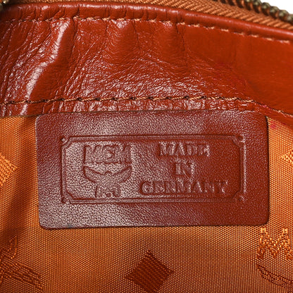 MCM Visetos Mini Boston Bag Cognac 5 of 8