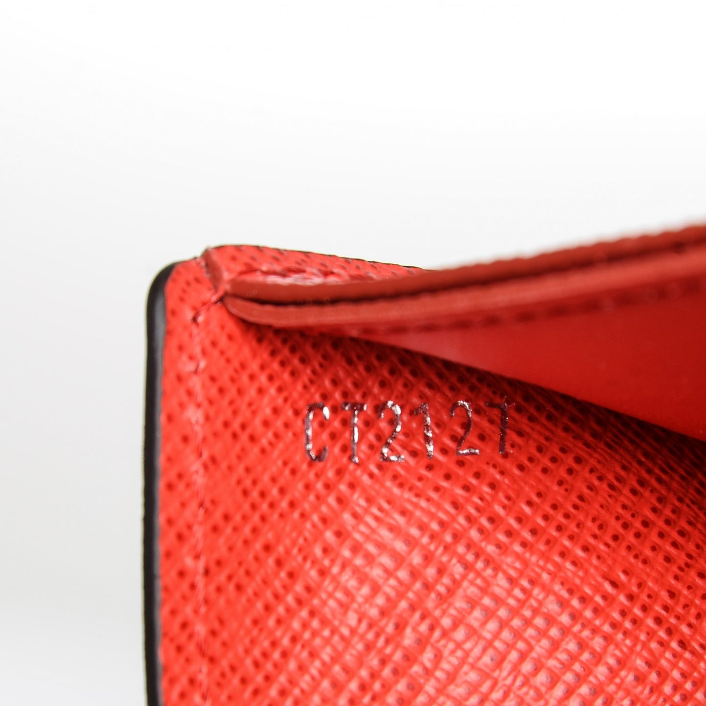 X SUPREME Epi Slender Wallet Red
