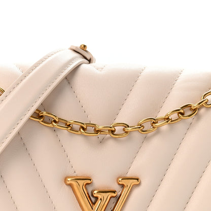 Louis Vuitton Calfskin LV New Wave Chain Bag Ivory 7 of 12