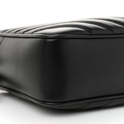 Saint Laurent Calfskin Matelasse Monogram Lou Camera Bag Black 9 of 11