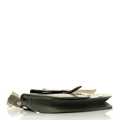 Christian Dior X KAWS Grained Calfskin Saddle Pouch Olive 3 of 5