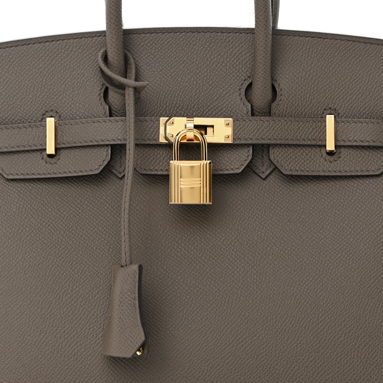 Hermes Epsom Birkin Sellier 25 Etain 8 of 11