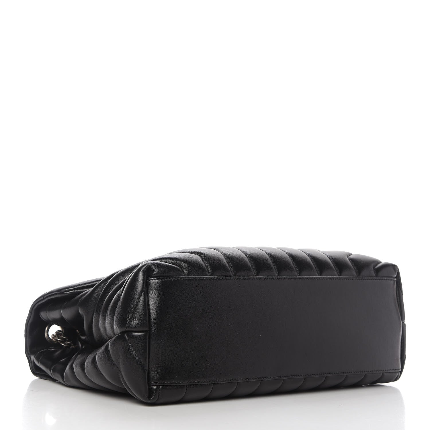 Saint Laurent Calfskin Y Quilted Monogram Medium Loulou Chain Satchel Black 2 of 17