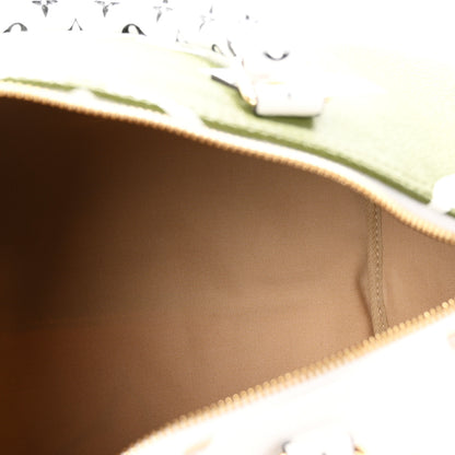 Louis Vuitton Monogram Giant Speedy Bandouliere 30 Kaki Beige 5 of 9