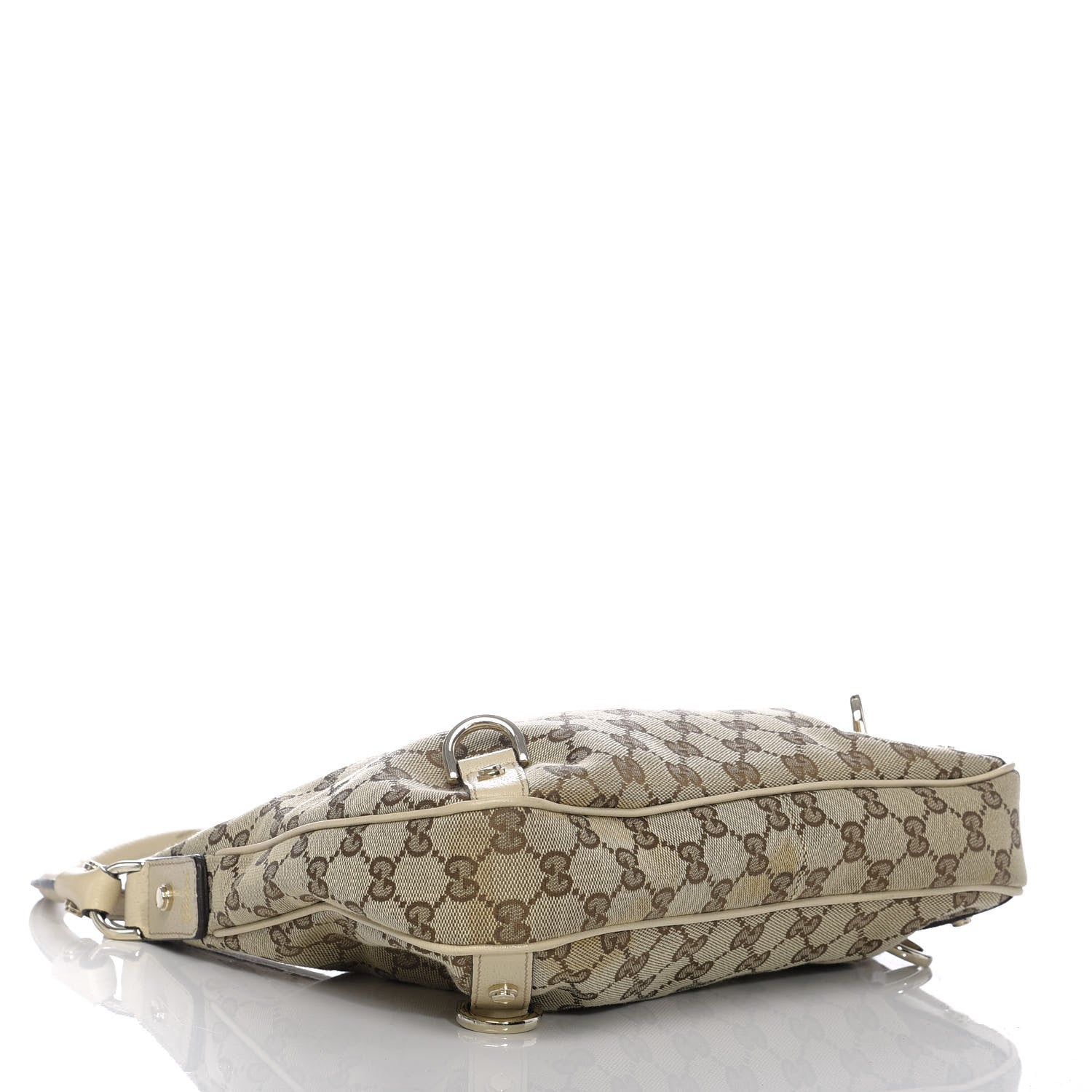 Gucci Monogram Medium Abbey D Ring Hobo Off White 4 of 15