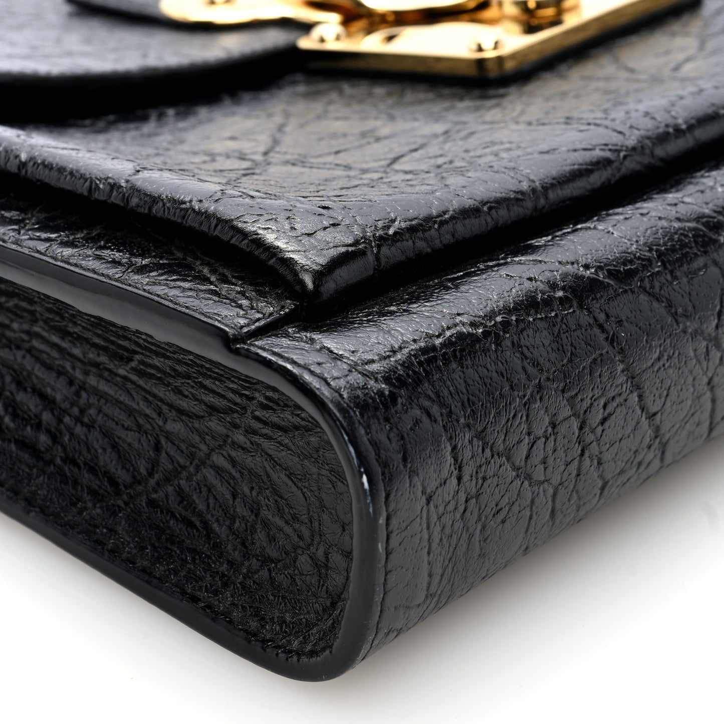 Cuir Indra Portfolio Case Black