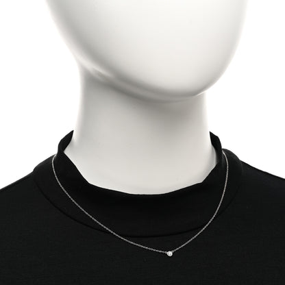 Tiffany Platinum Diamond .12ct Elsa Peretti Diamonds by the Yard Pendant Necklace 2 of 5