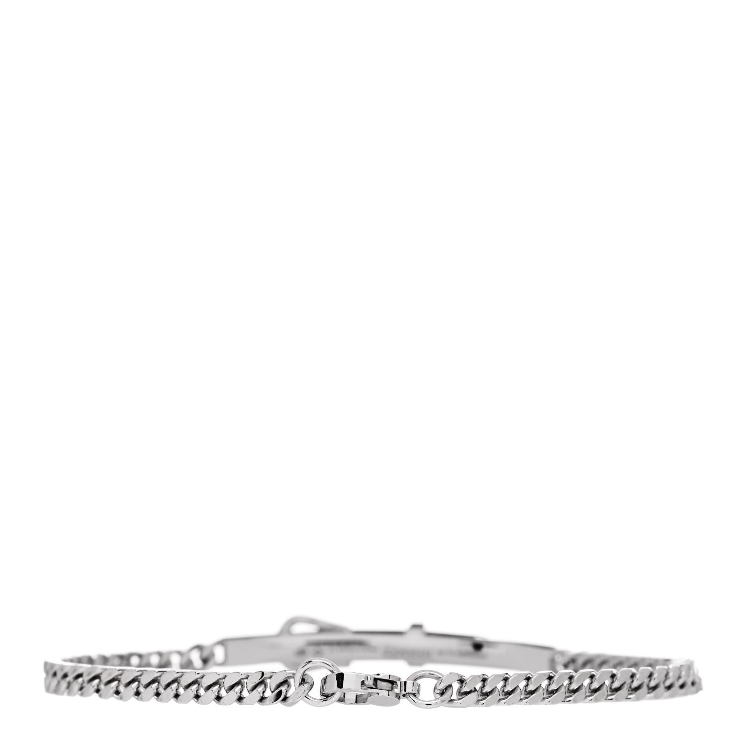 Hermes 18K White Gold Diamond Etriviere Bracelet 2 of 4