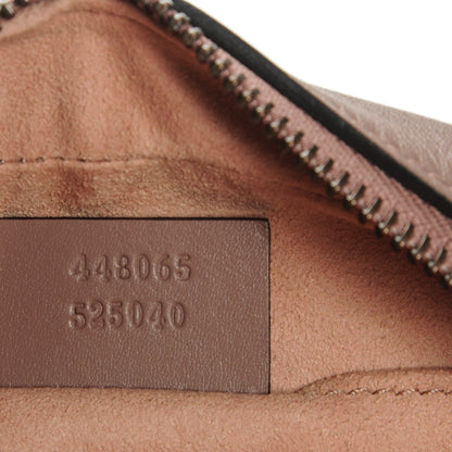 Gucci Calfskin Matelasse Mini GG Marmont Chain Shoulder Bag Nude 7 of 7