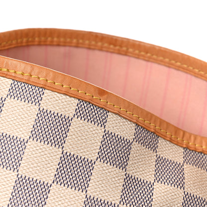 Louis Vuitton Damier Azur Delightful MM Rose Ballerine 21 of 22