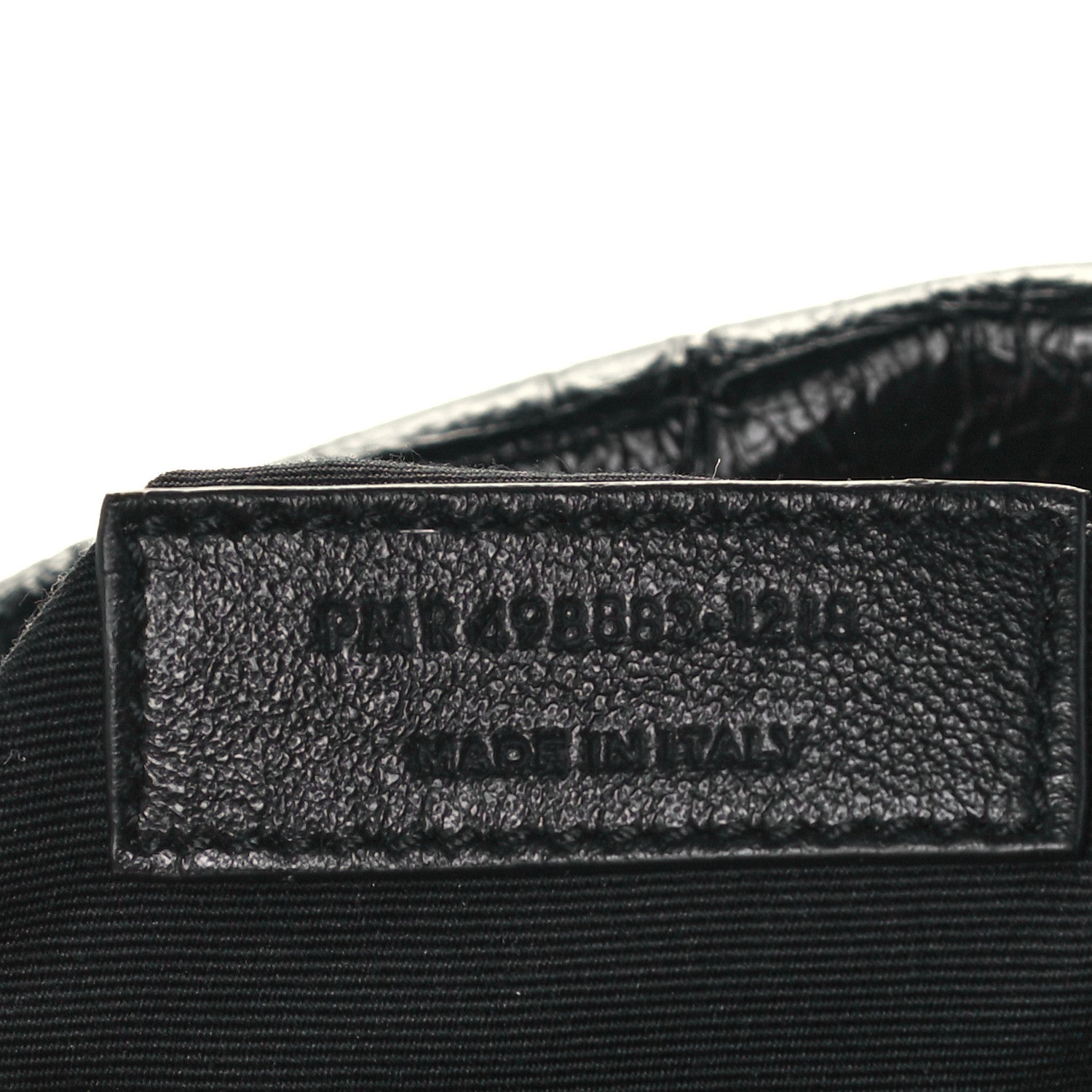 Saint Laurent Crinkled Calfskin Matelasse Monogram Large Niki Chain Satchel Black 7 of 10