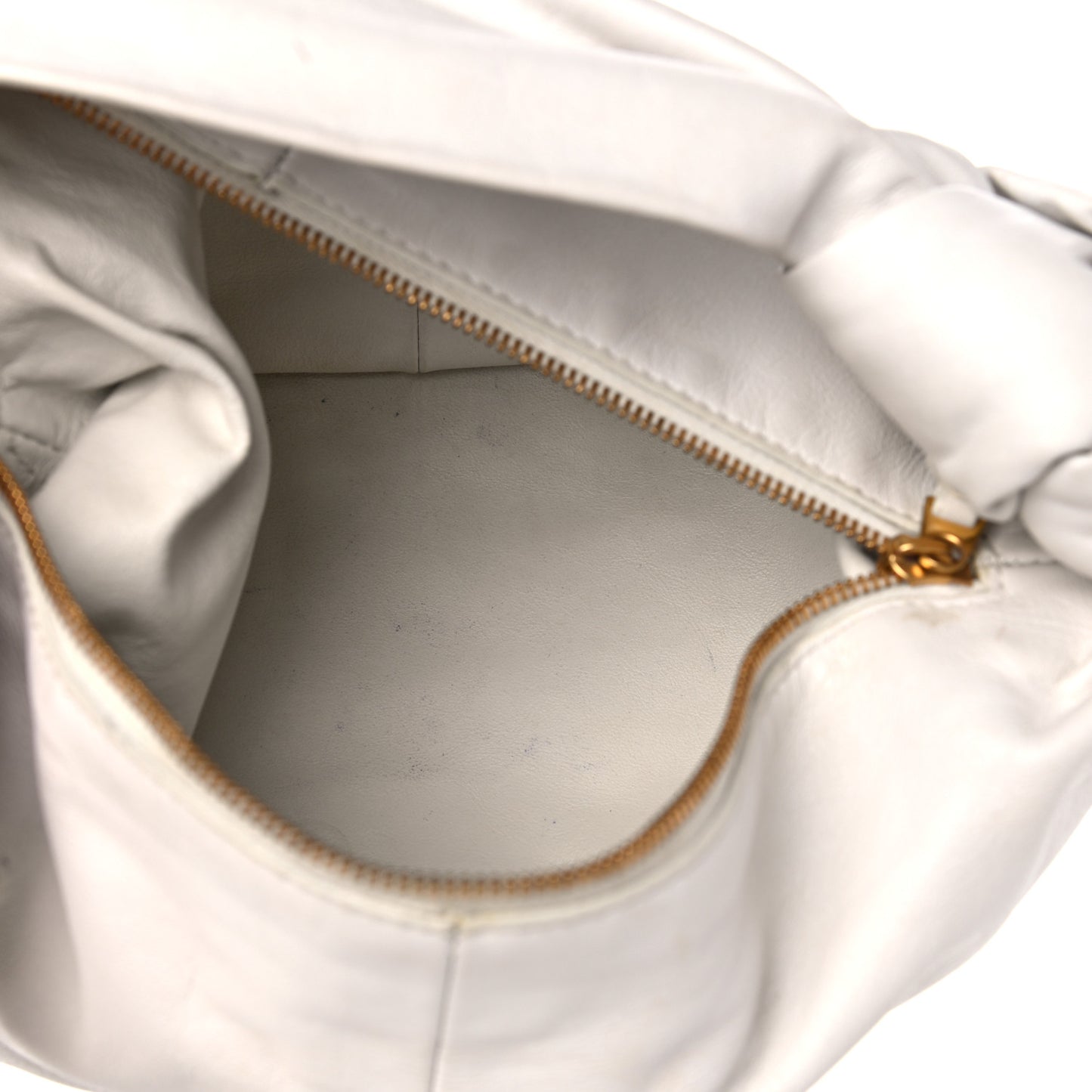 Calfskin Mini Double Knot Bag White