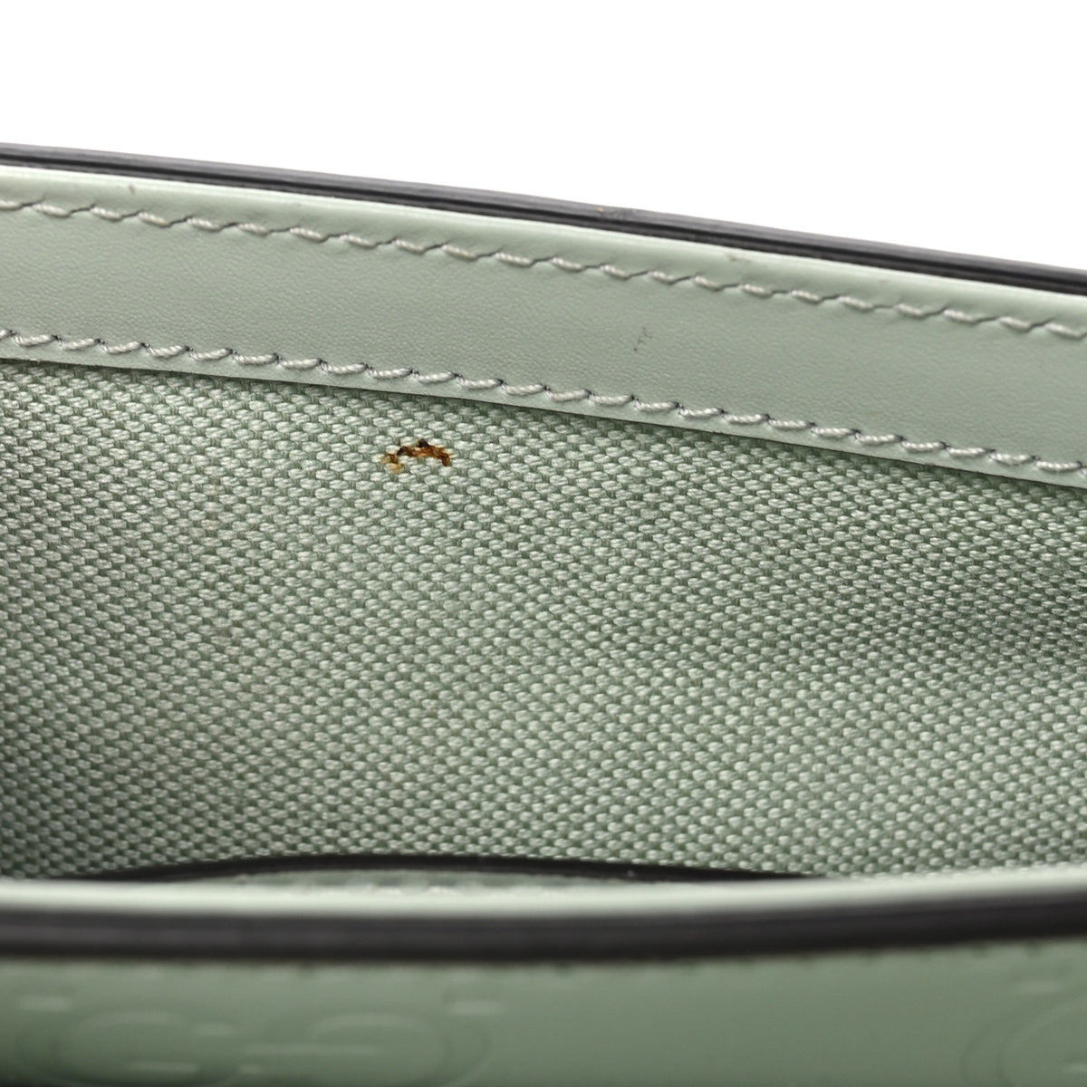 Gucci Calfskin GG Super Mini Shoulder Bag Pale Green 11 of 11