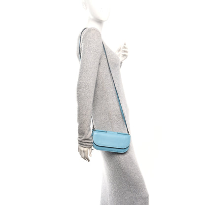 Loewe Smooth Calfskin Gate Pochette Light Blue 2 of 14