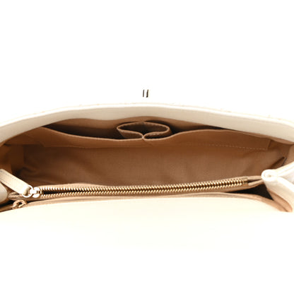Chanel Iridescent Caviar Quilted Small Coco Handle Flap White 4 of 10