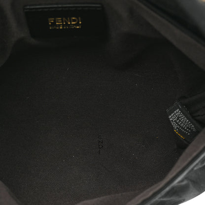 Fendi Zucca Laminata Mini Chef Star Shoulder Bag Black 5 of 9