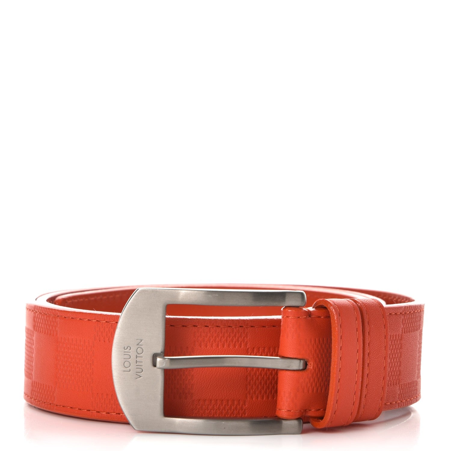 Louis Vuitton Damier Infini Calfskin 35mm Belt 90 36 Magma 1 of 9