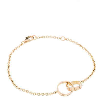 Cartier 18K Yellow Gold Interlocking LOVE Bracelet 1 of 4