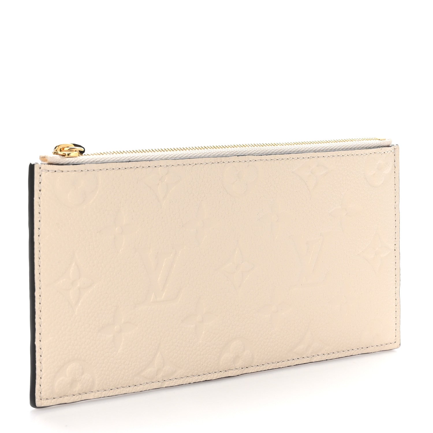 Louis Vuitton Empreinte Felicie Chain Wallet Zippered Insert Cream 3 of 7