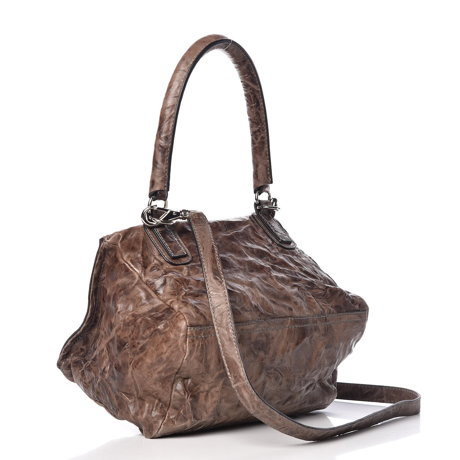 Givenchy Tumbled Sheepskin Small Pandora Charcoal 4 of 16