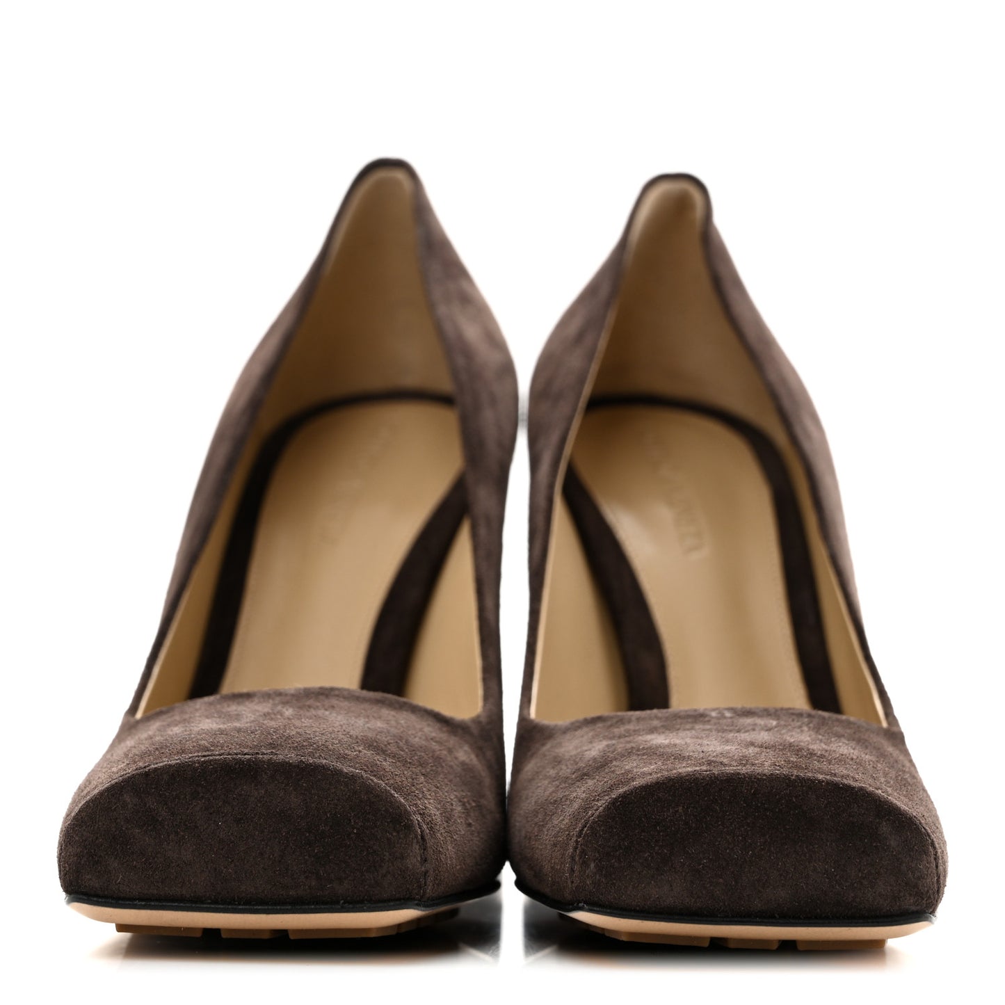 Rough Suede Tower Pump 90mm Mule Pumps 39.5 Fondant