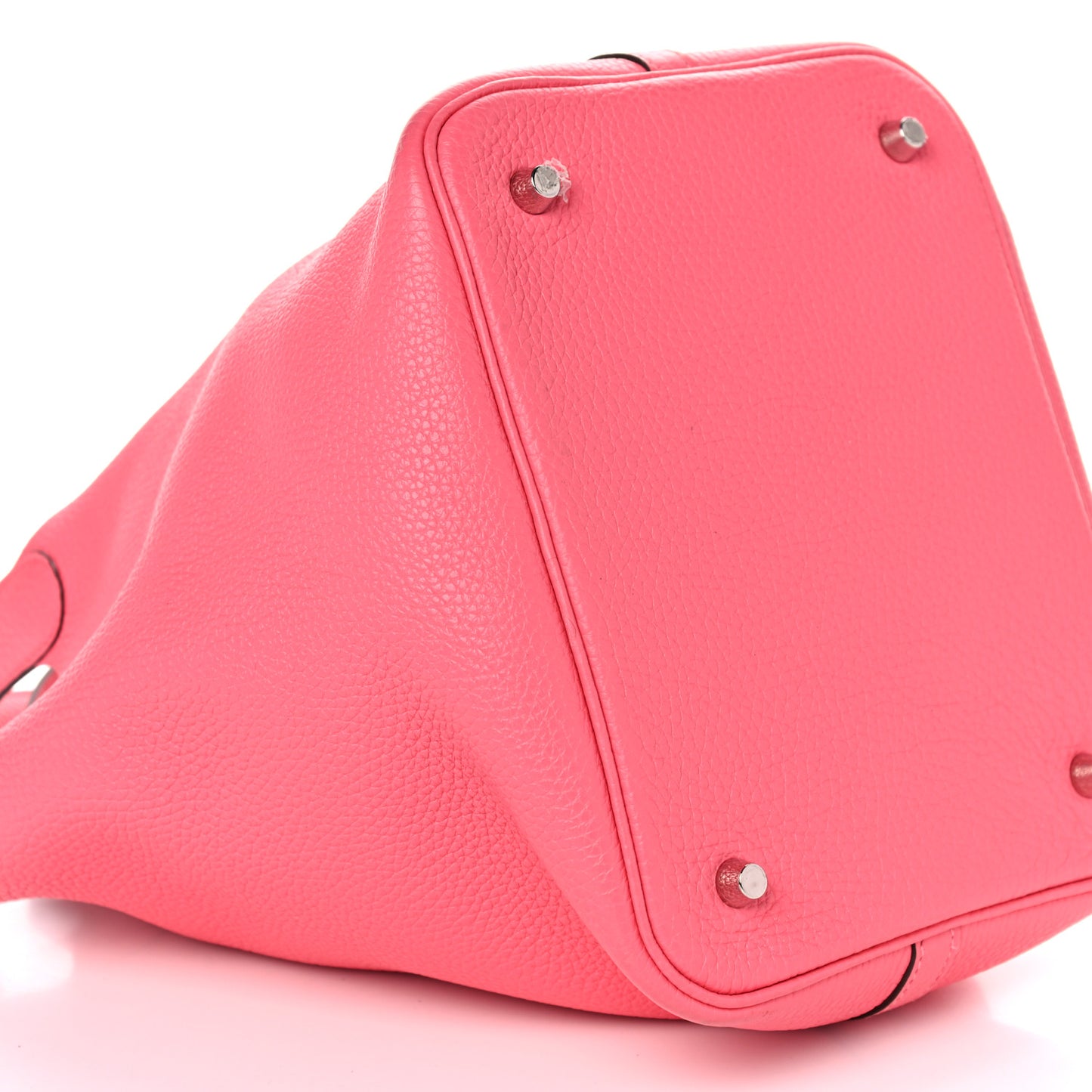 Taurillon Clemence Picotin Lock 22 MM Rose Azalee