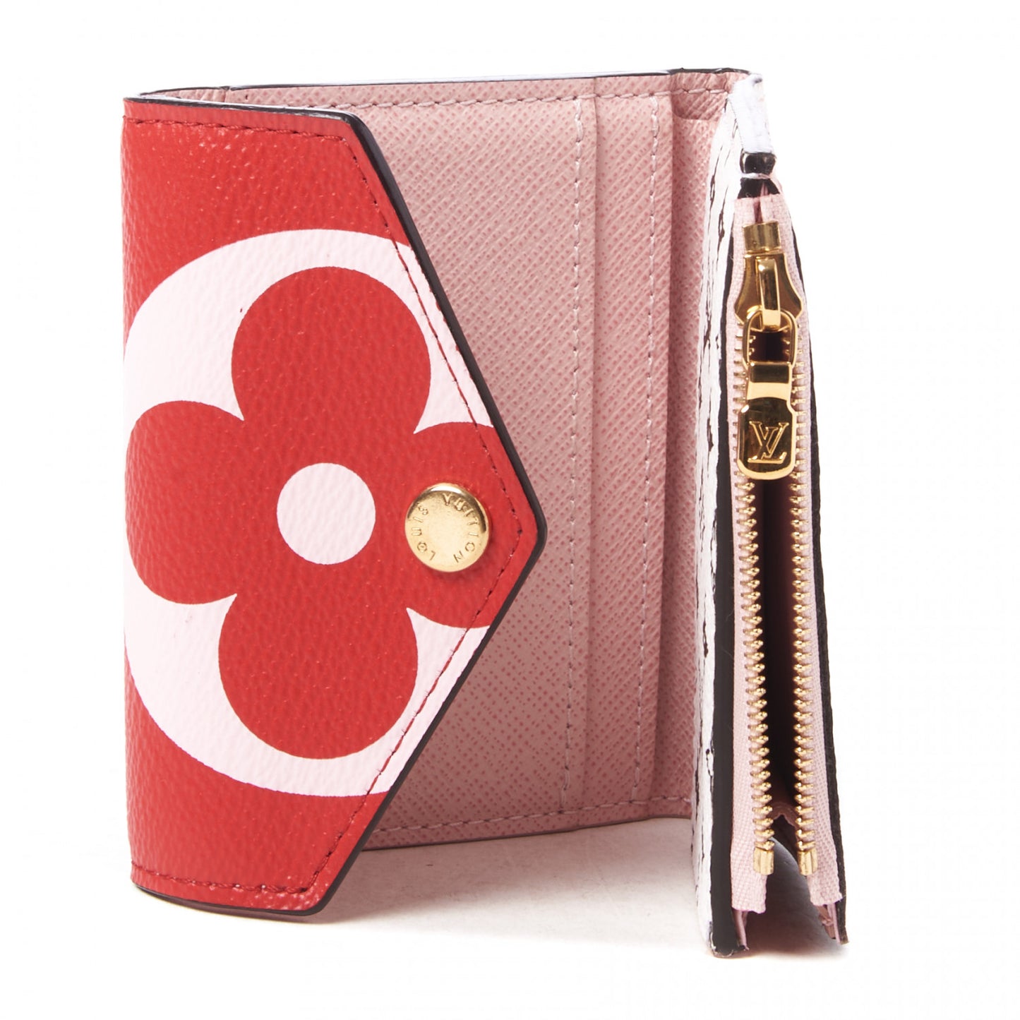 Monogram Giant Zoe Wallet Rouge Rose