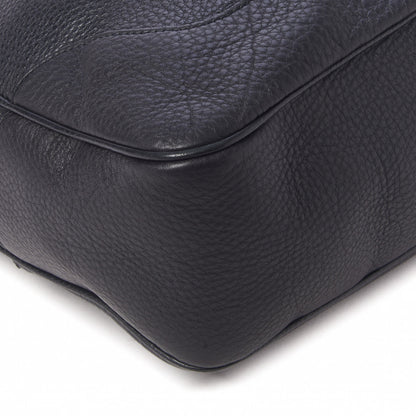 Gucci Pebbled Calfskin Medium Diana Bamboo Shoulder Bag Black 6 of 9