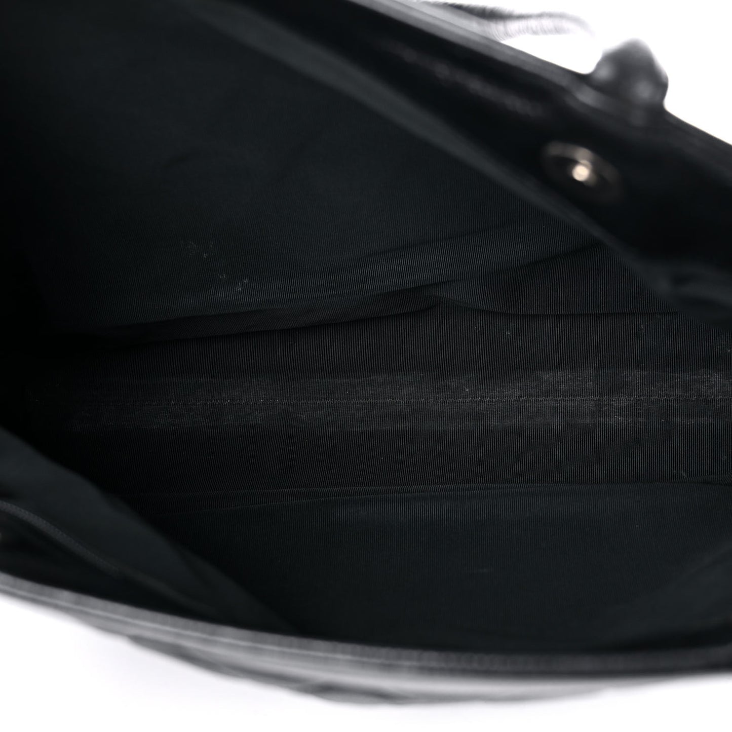Caviar Quilted CC Shopping Tote Black