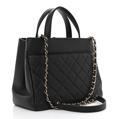Chanel Caviar Quilted Small Business Affinity Shopping Bag Black 3 of 11