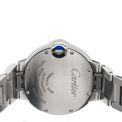 Cartier Stainless Steel 33mm Ballon Bleu De Cartier Automatic Watch 4 of 5