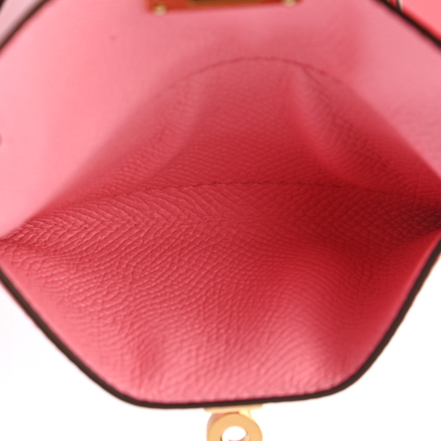 Hermes Swift Epsom Pocket Kelly Shoulder Strap Rose Azalee Rose Confetti 3 of 6