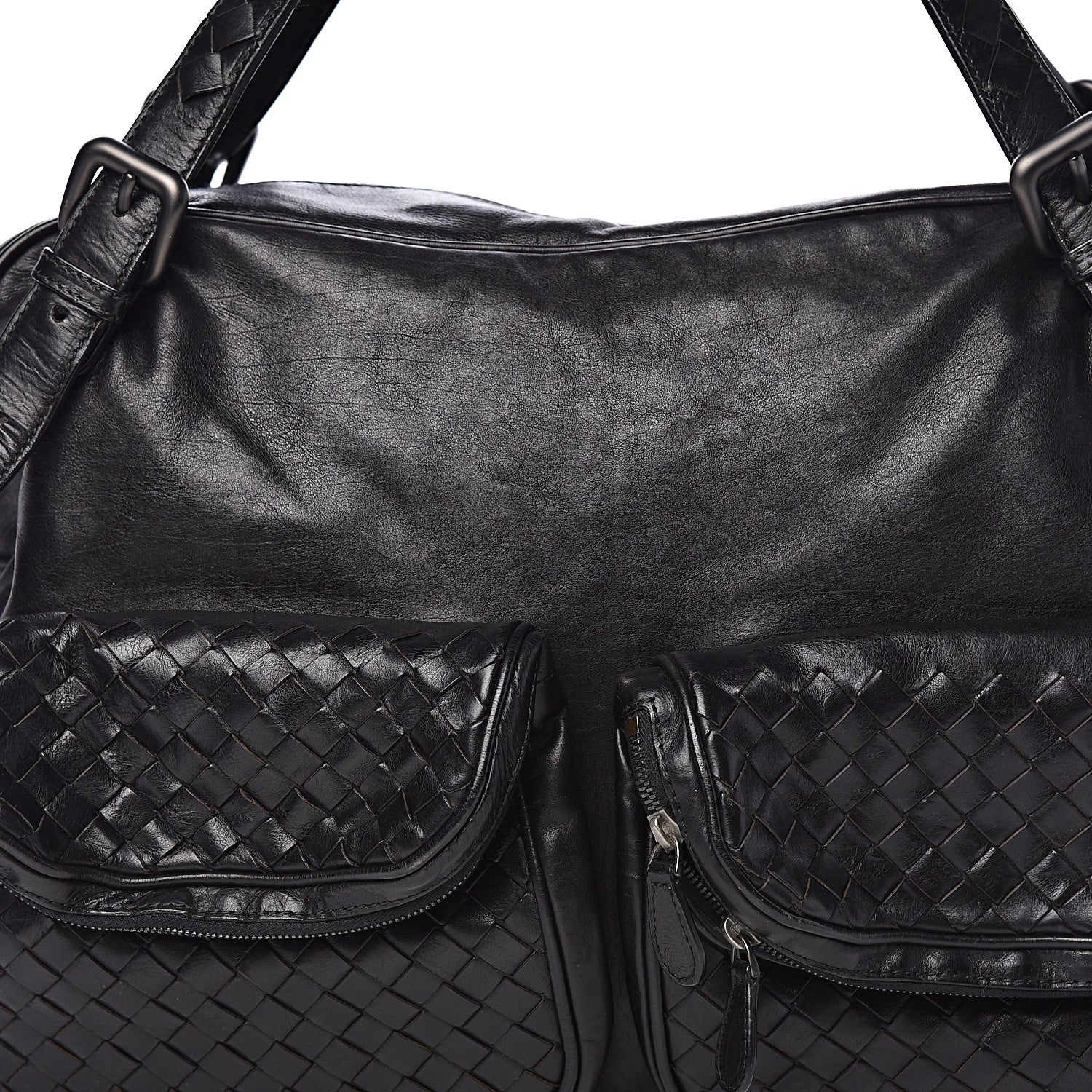 Bottega Veneta Nappa Intrecciato Multipocket Shoulder Bag Black 13 of 14
