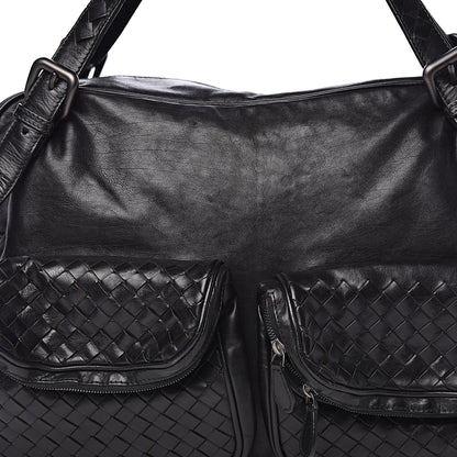 Bottega Veneta Nappa Intrecciato Multipocket Shoulder Bag Black 13 of 14